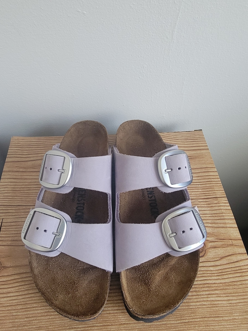 Birkenstock Arizona Big Buckle Lavender Purple Sandals Size 37